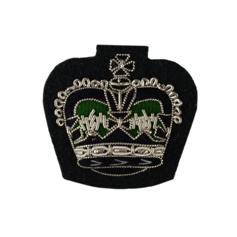 Rifles Small Crown Rank The Rifiles Infantry British Army Badge wyedean