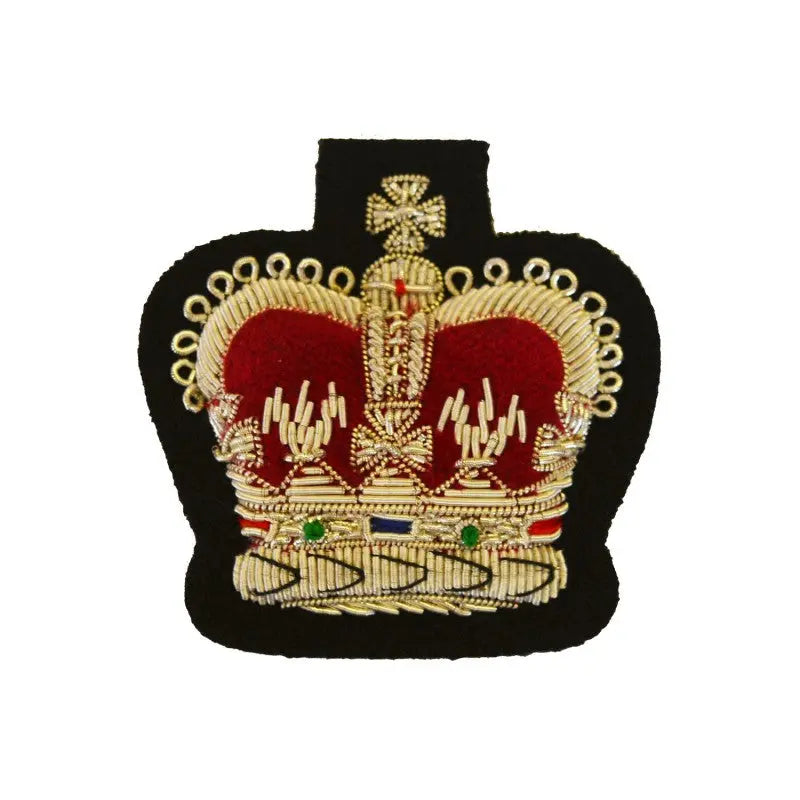 Royal Irish Regiment Large Crown Rank Badge Warrant Officer Class 2 (WO2)  British Army wyedean