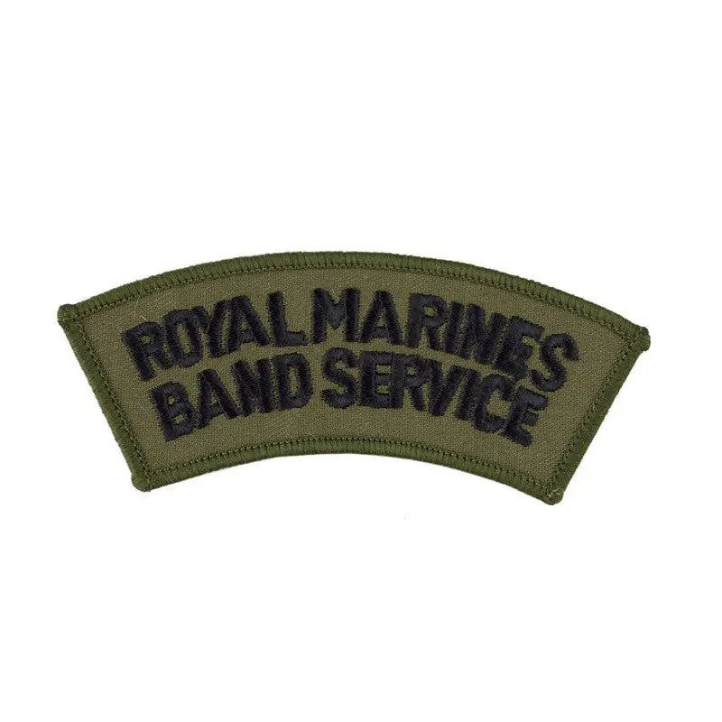 Royal Marines Band Service (RMBS) Shoulder Title Royal Navy Badge wyedean