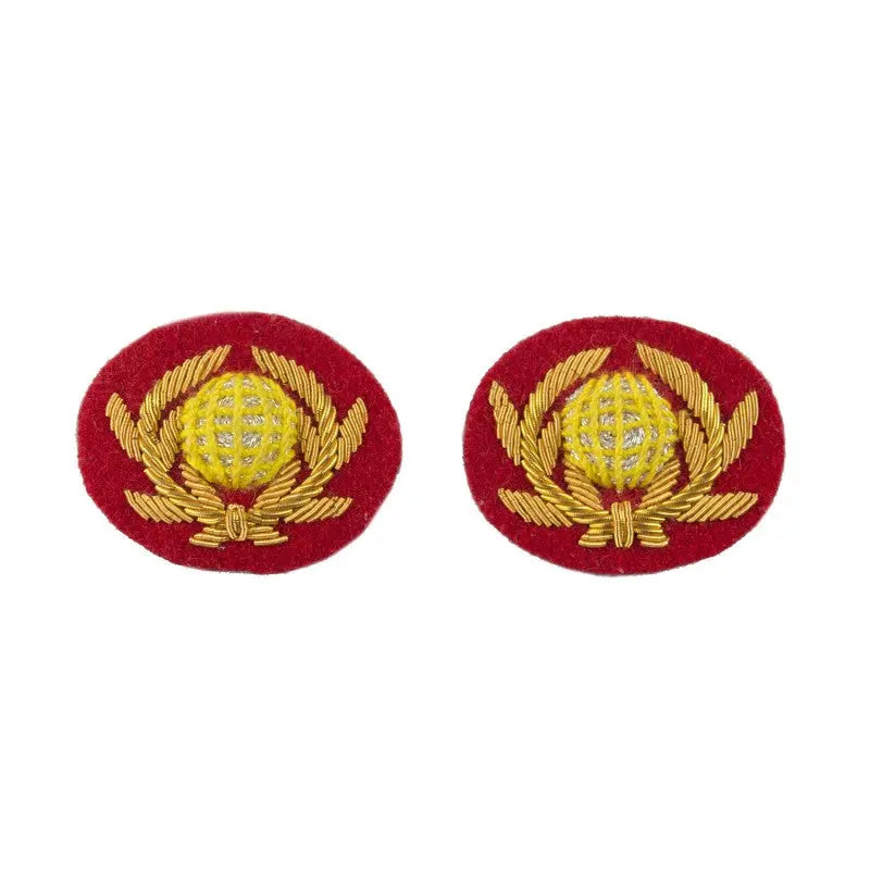 Royal Marines Collar Badge Organisation Insignia Royal Navy wyedean