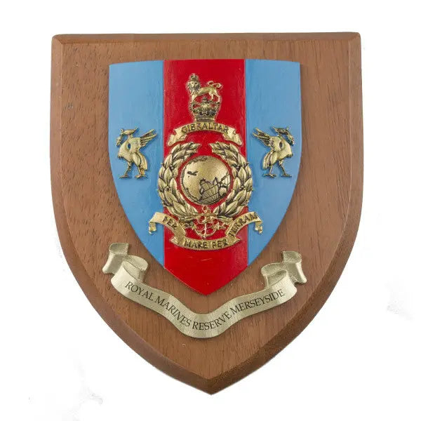 Royal Marines Reserve (RMR) Merseyside Unit Crest / Plaque wyedean