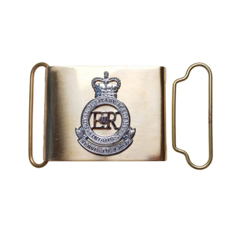 Royal Military Academy Sandhurst (RMAS) Waist Belt Buckle / Plate Brass Cadets British Army wyedean