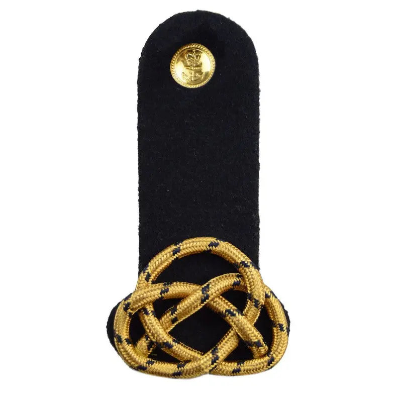 Royal Navy Staff Type Gold and Navy Epaulette wyedean