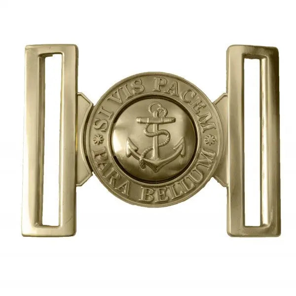 Royal Navy Waist Belt Buckle / Locket Brass wyedean