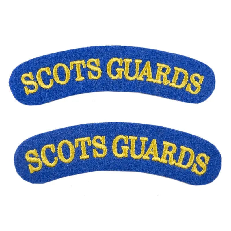 Scots Guards Shoulder Title Flash British Army Badge wyedean