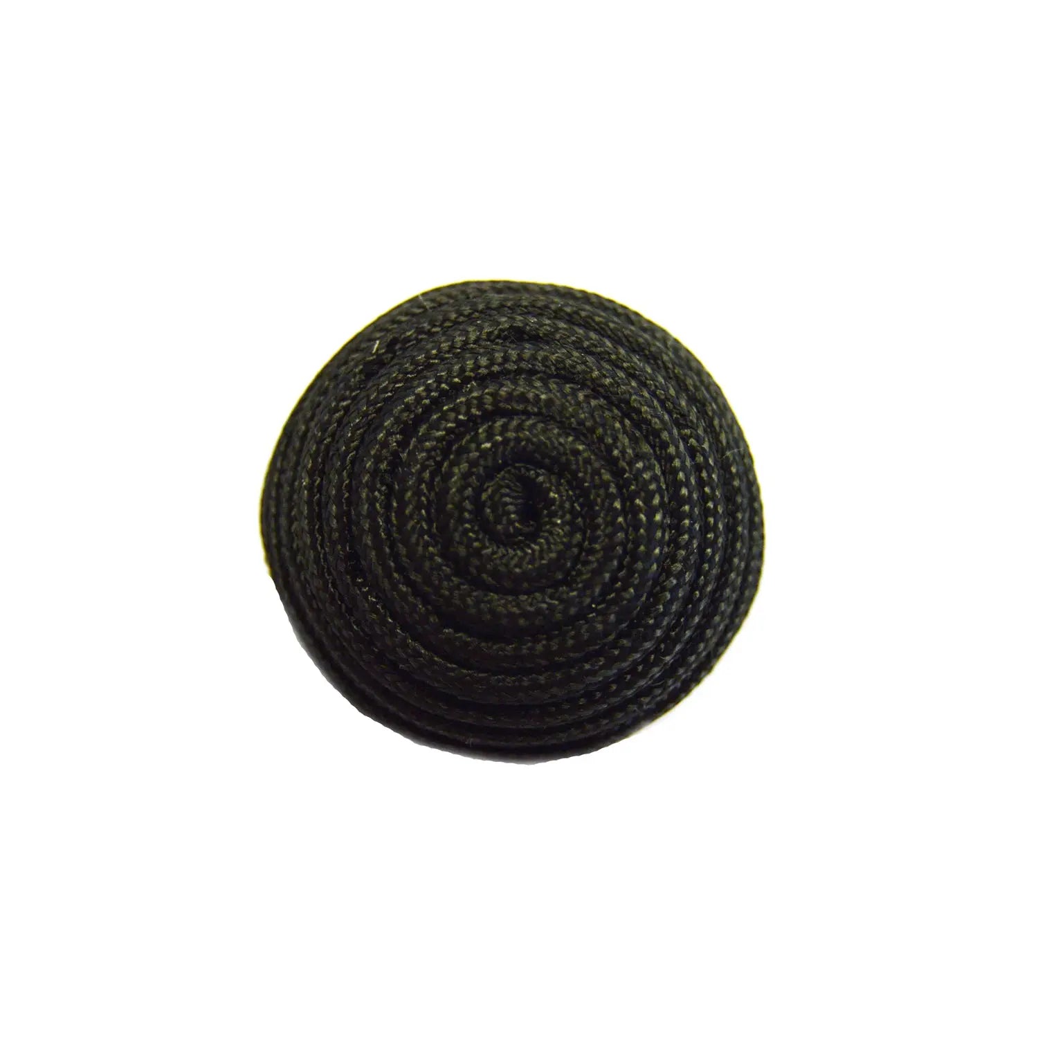 Small Black Cord Covered Button wyedean