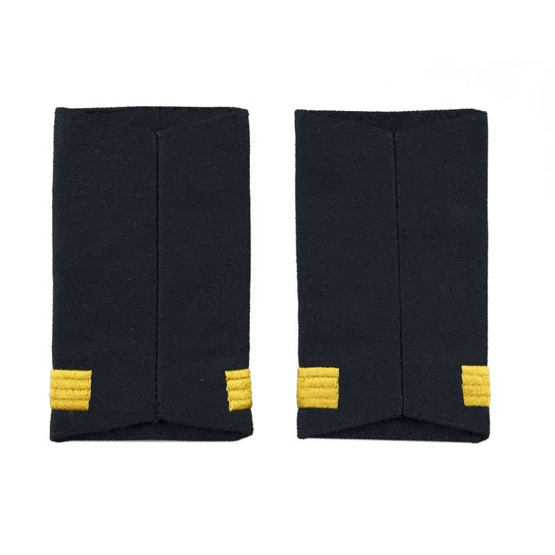 Epaulette Shirt Pair Of Plain Black Epaulette Sliders (Shoulder Board ...