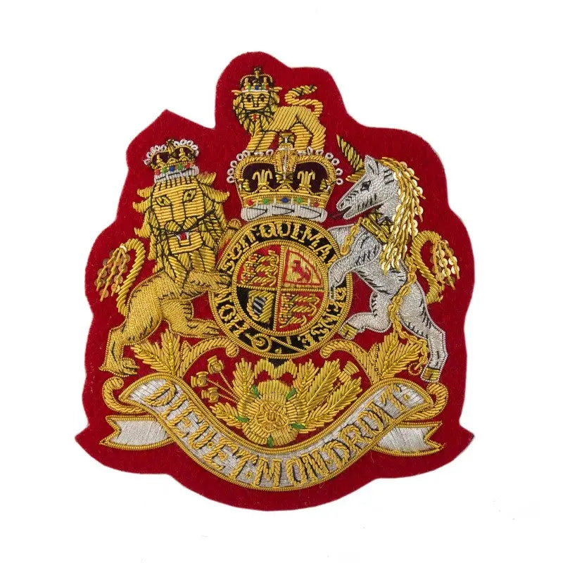 Superintending Clerk and Regimental Sergeant Major (RSM) Foot Guards Large Royal Arms Rank Badge  British Army wyedean