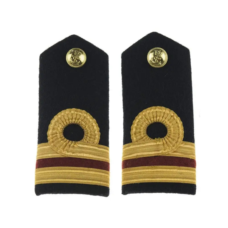 Surgeon Lieutenant (D) Shoulder Board Epaulette Royal Navy Officers Badge wyedean