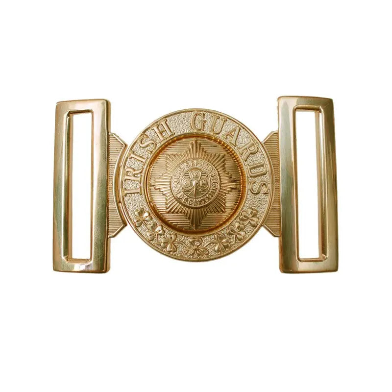 The Irish Guards British Army Waist Belt Buckle / Locket Brass wyedean