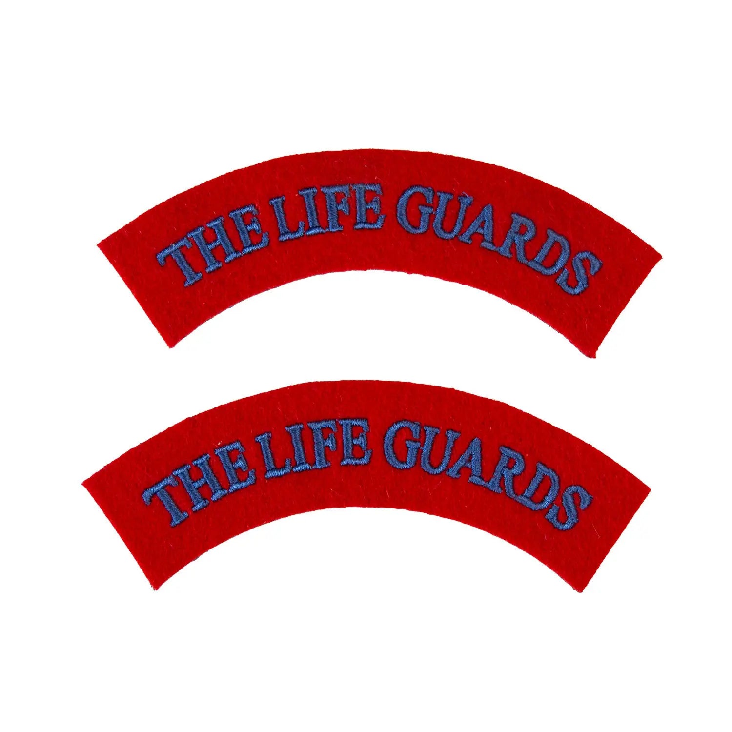 The Life Guards  Shoulder Title Flash British Army Badge wyedean