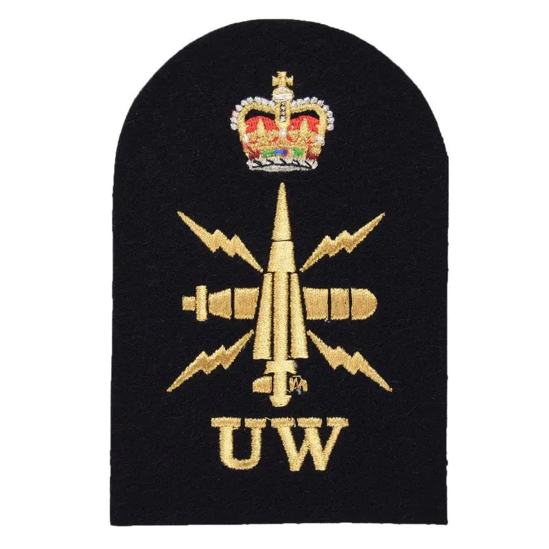 Under Water (UW) Petty Officer Royal Navy Badges wyedean