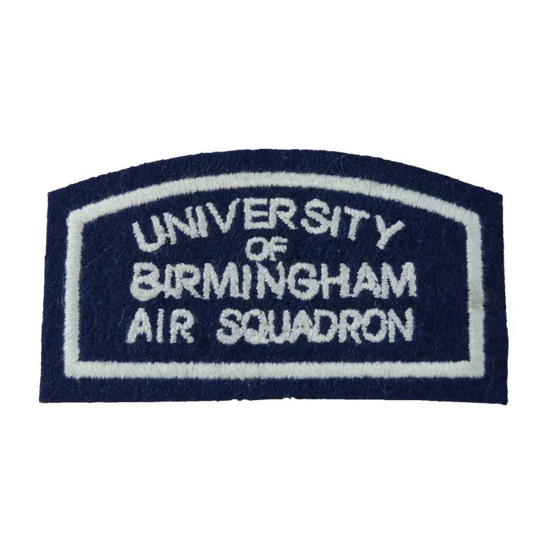 University of Birmingham Air Squadron Organisation Insignia University Air Squadron Royal Air Force Badge wyedean