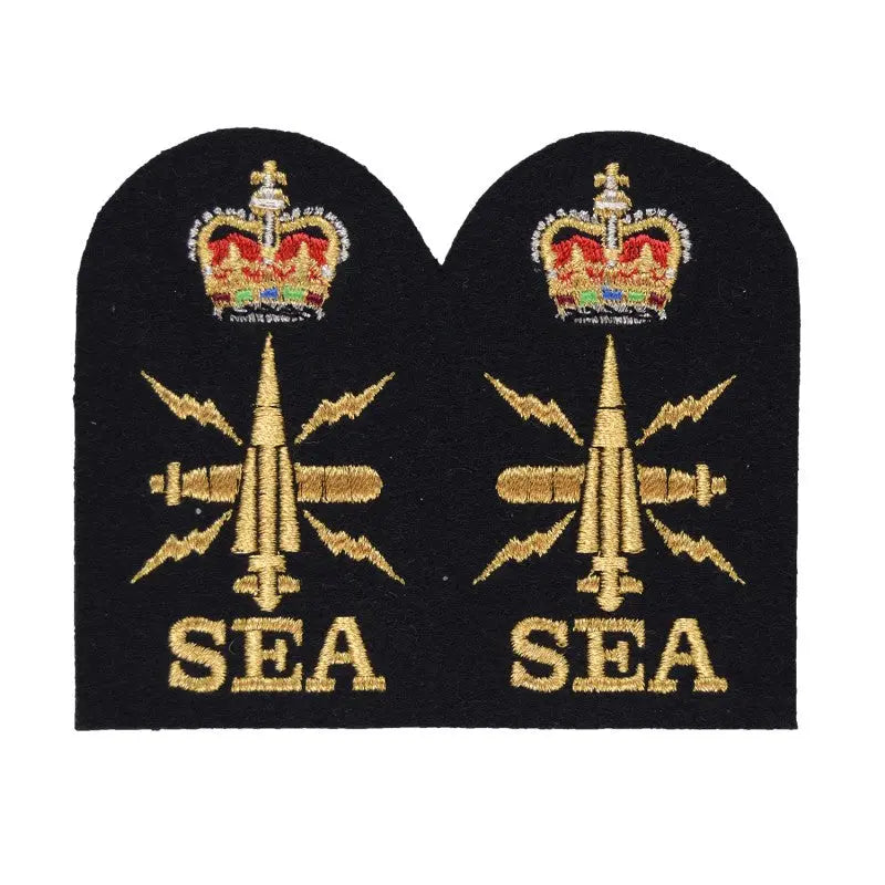 Warfare SEA Chief Petty Officer (CPO) Royal Navy Badges wyedean