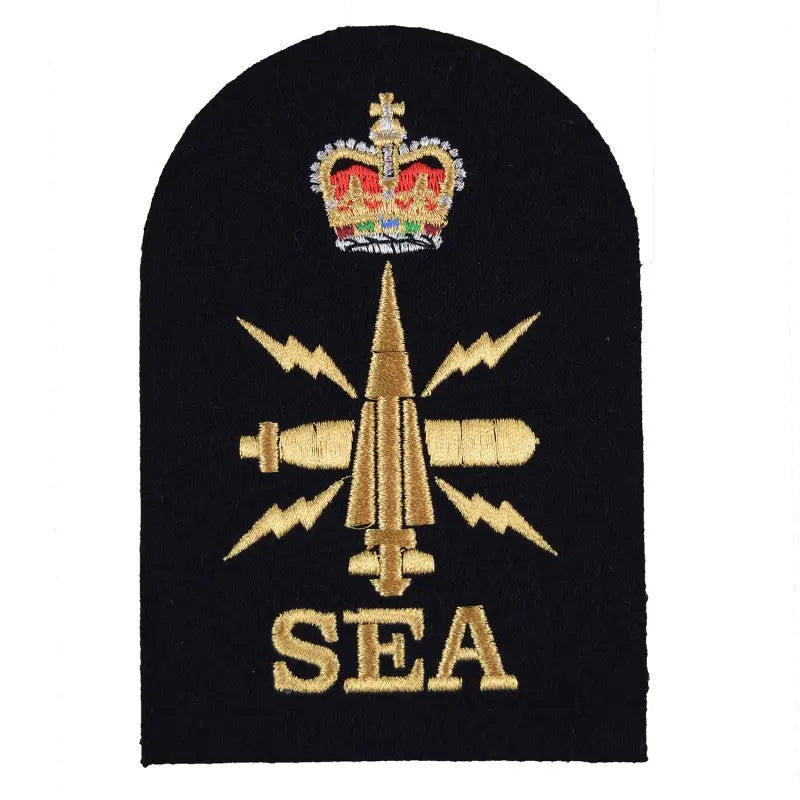 Warfare SEA Petty Officer (CPO) Royal Navy Badges wyedean