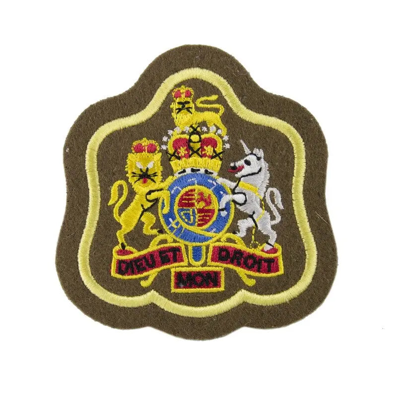 Warrant Officer Class 1 (WO1) Rank Badge Royal Tank Regiment Royal Armoured Corps British Army Badge wyedean