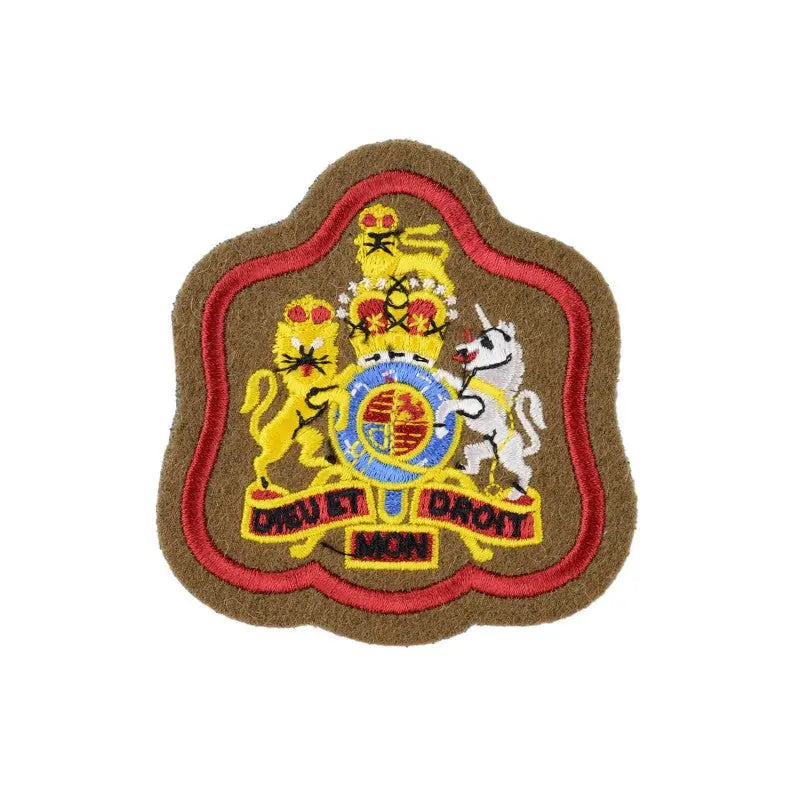 Warrant Officer Class 1 (WO1) Royal Arms Rank Badge Royal Artillery British Army Badge wyedean