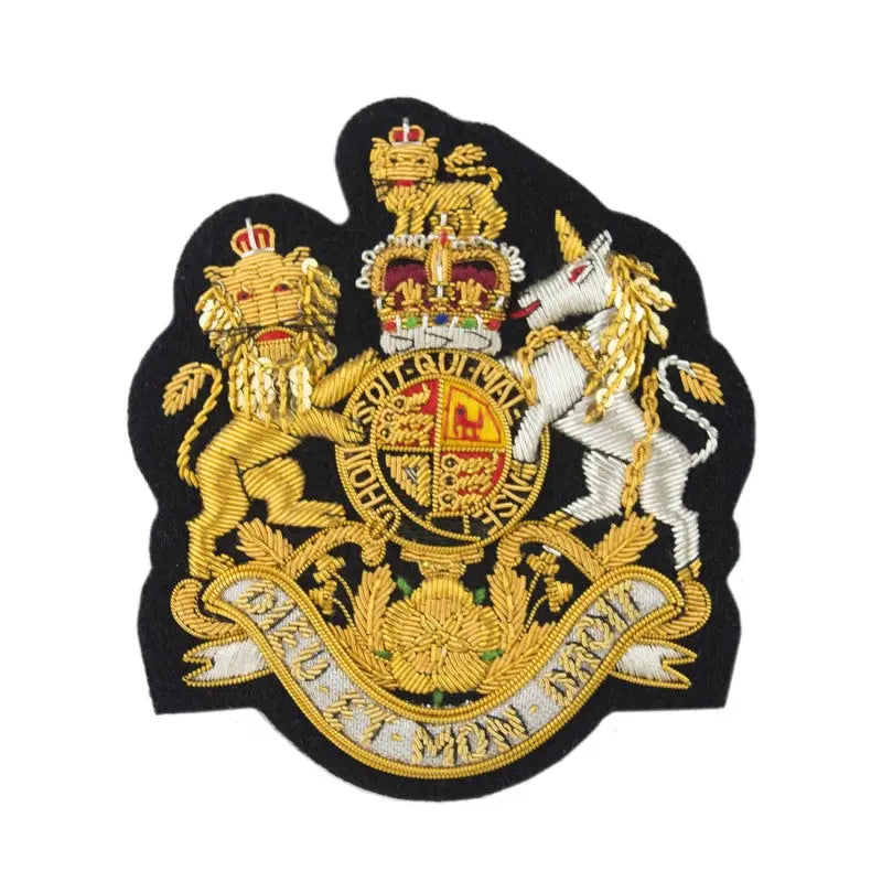 Warrant Officer Class 1 (WO1) Superintending Clerk and Regimental Sergeant Major (RSM) Royal Arms Rank Badge  British Army wyedean