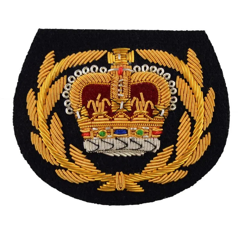 Warrant Officer Class 2 (WO2) Crown and Wreath Rank Badge Household Cavalry British Army Badge wyedean