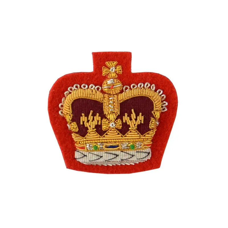 Warrant Officer Class 2 (WO2) Large Crown Rank Badge Lifeguards Household Division British Army Badge wyedean