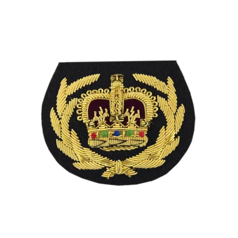 Warrant Officer Class 2 (WO2) Quartermaster Sergeant Rank Royal Marines (RM) Badge wyedean