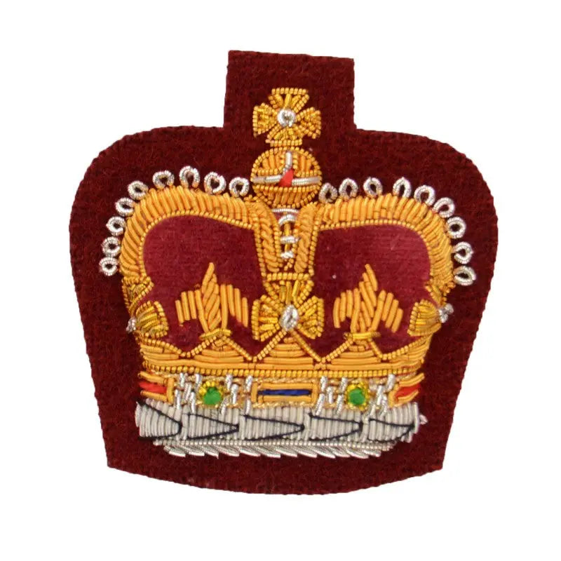 Warrant Officer Class 2 (WO2) Rank Badge Queens Royal Hussars Royal Armoured Corps British Army Badge wyedean
