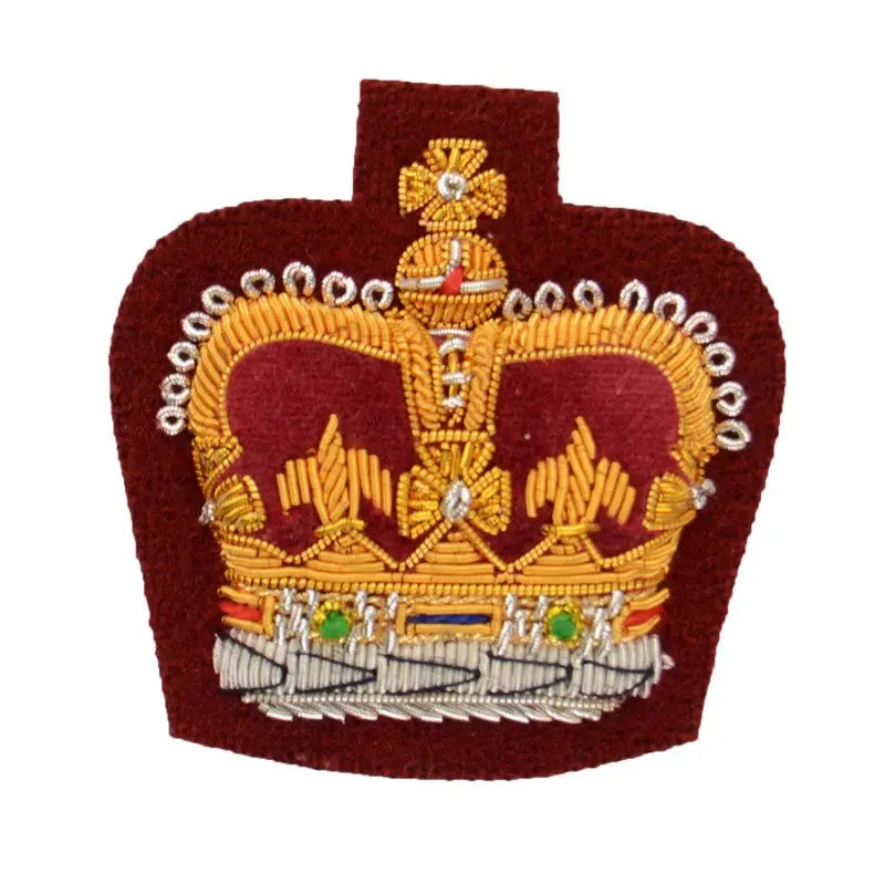 Genuine Warrant Officer Class 2 (WO2) Rank Badge Queen’s Royal Hussars ...