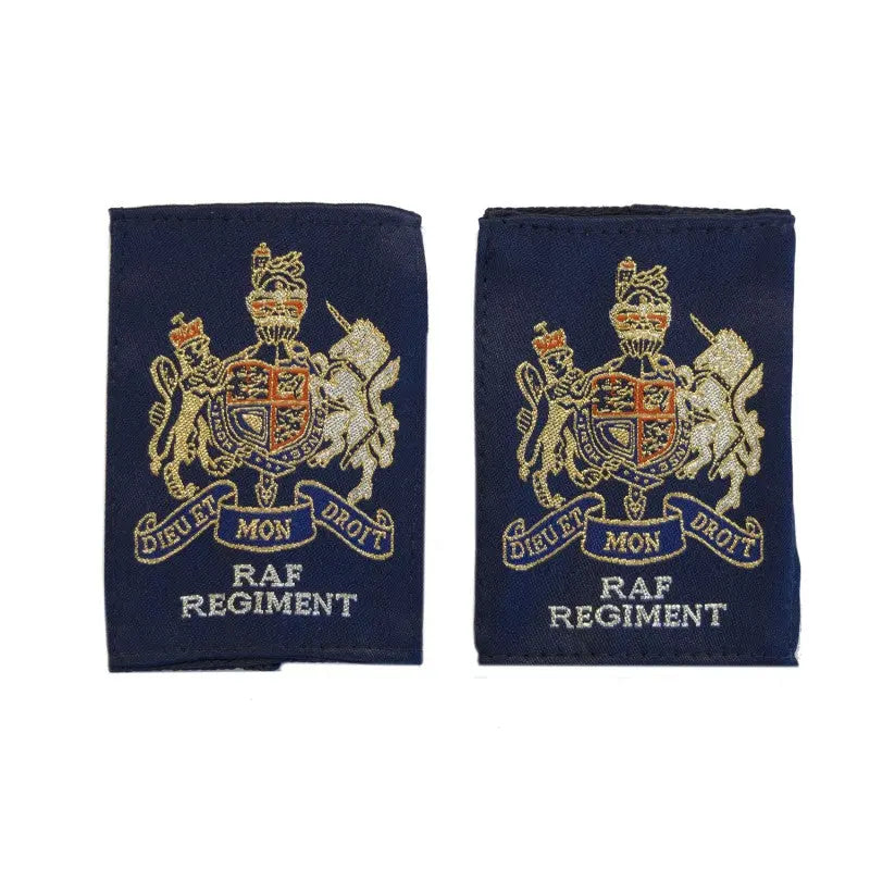 Warrant Officer (WO) Slider Epaulette Royal Air Force Regiment Royal Air Force Badge wyedean