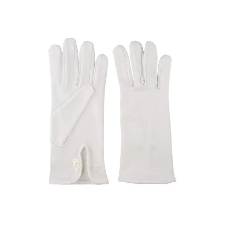 White Cotton Parade Gloves | Wyedean