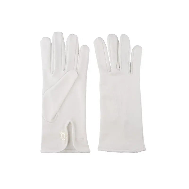 White Cotton Parade Gloves Wyedean