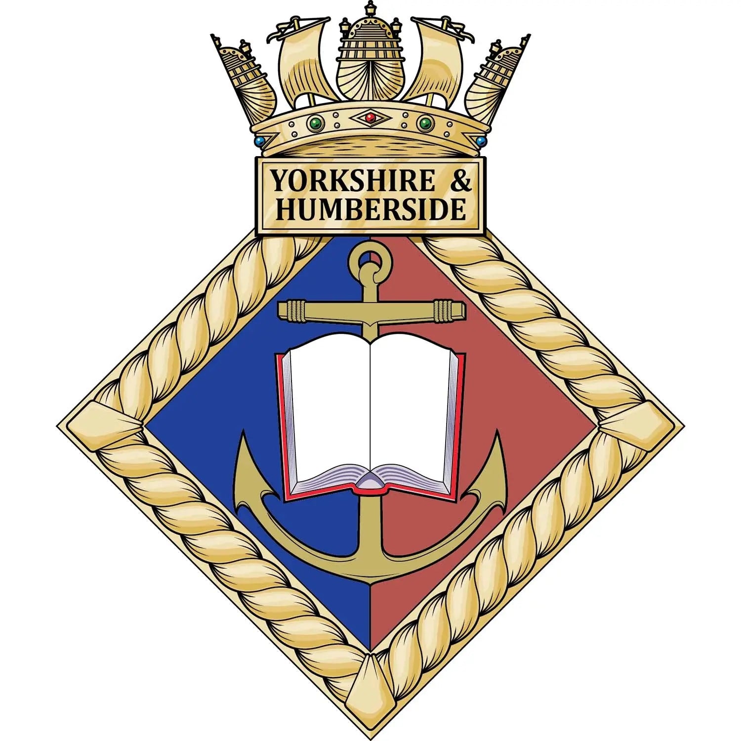 Yorkshire and Humberside URNU Yorkshire and Humberside University Royal Naval Unit Crest / Plaque wyedean